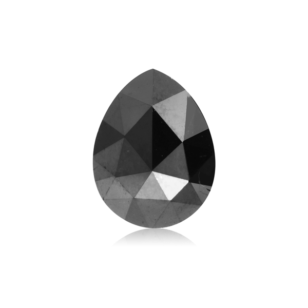 Pear 0.18ct Fancy  Black SI1