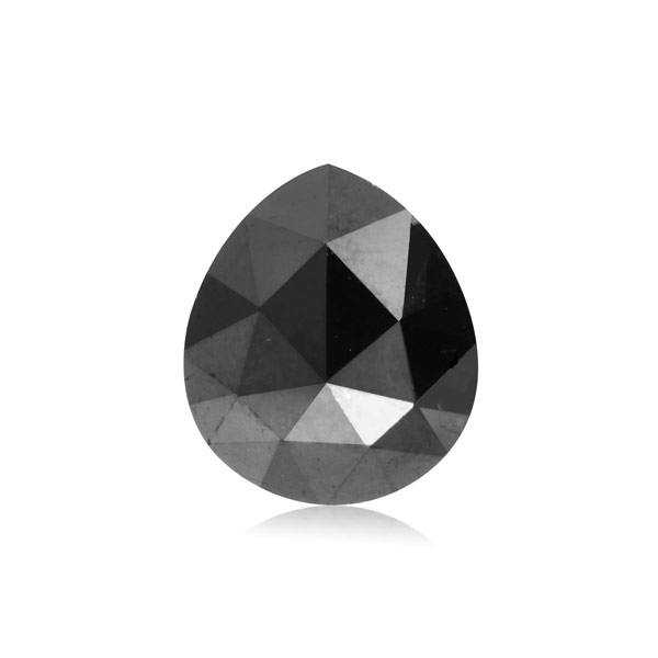 Pear 0.22ct Fancy  Black SI1