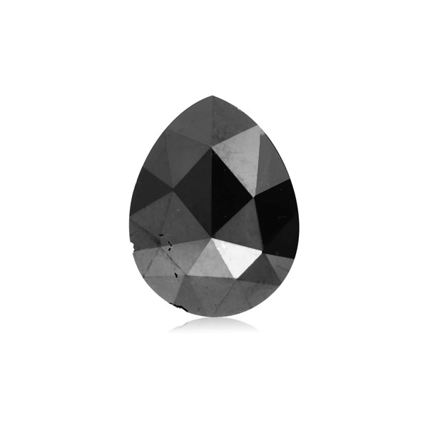 Pear 0.22ct Fancy  Black I1