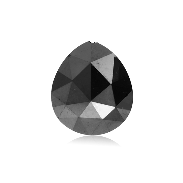 Pear 0.22ct Fancy  Black SI1
