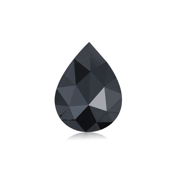 Pear 0.23ct Fancy  Black SI1