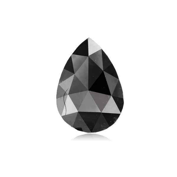 Pear 0.25ct Fancy  Black SI1
