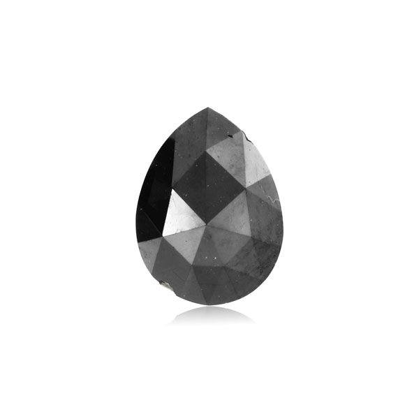 Pear 0.22ct Fancy  Black SI1