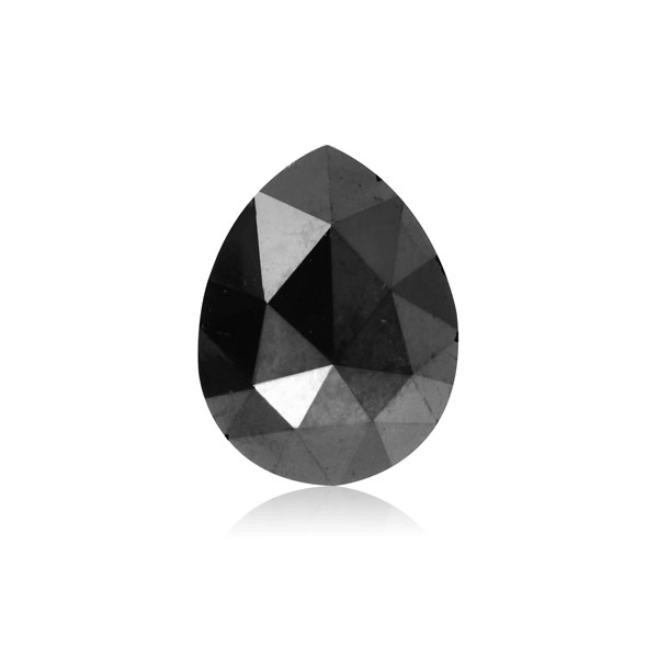 Pear 0.23ct Fancy  Black SI1
