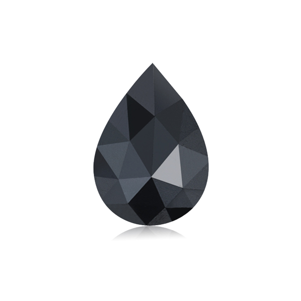Pear 0.23ct Fancy  Black SI1