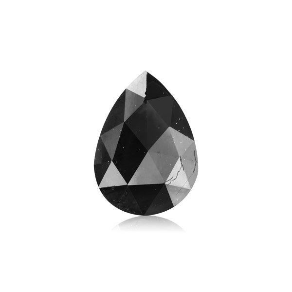 Pear 0.23ct Fancy  Black I1