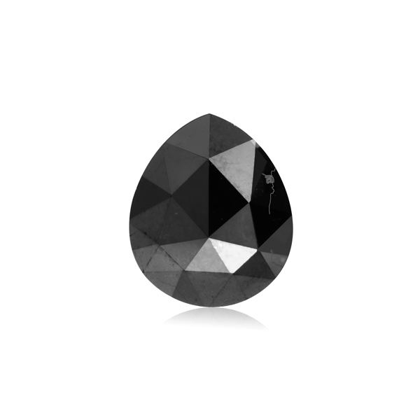 Pear 0.23ct Fancy  Black SI1