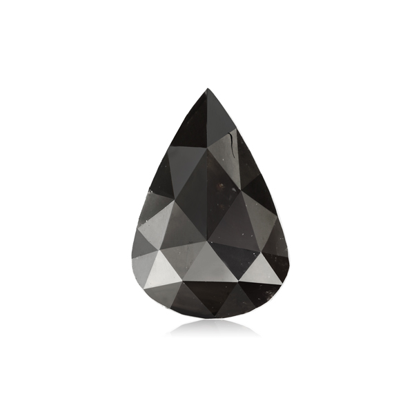 Pear 0.25ct Fancy  Black SI1