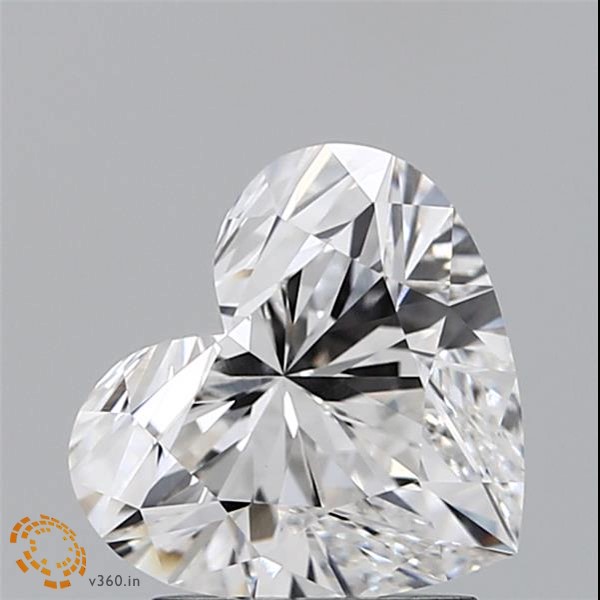 2.1ct Heart F VVS2 GIA