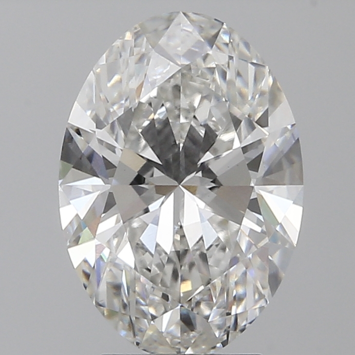 3.8ct Oval G VVS2 GIA