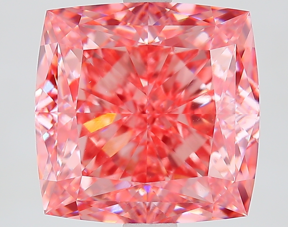 4.7ct Cushion Fancy Vivid Pink VS1 IGI