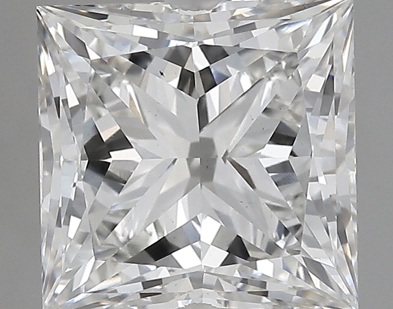 3.72 Carat Princess Cut Lab Diamond