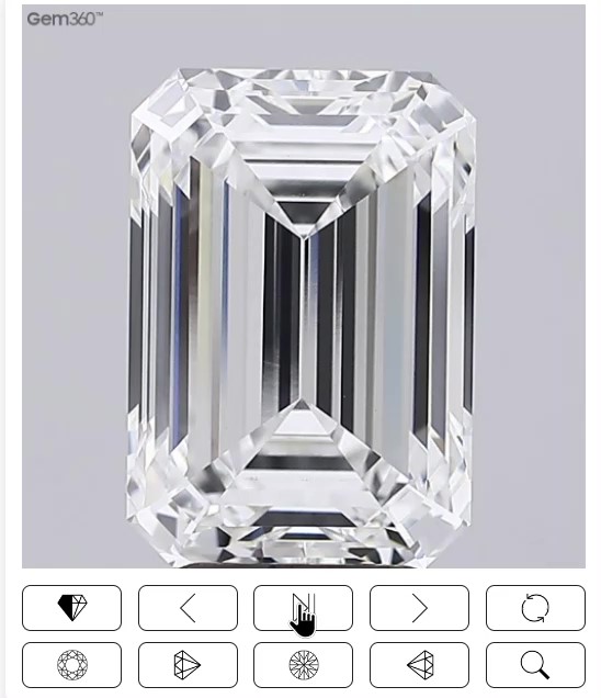 3.0ct Emerald D VVS2 IGI