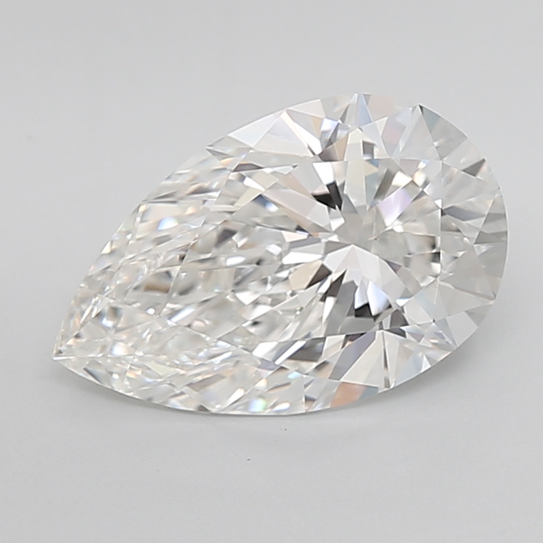 3.03ct Pear F IF IGI
