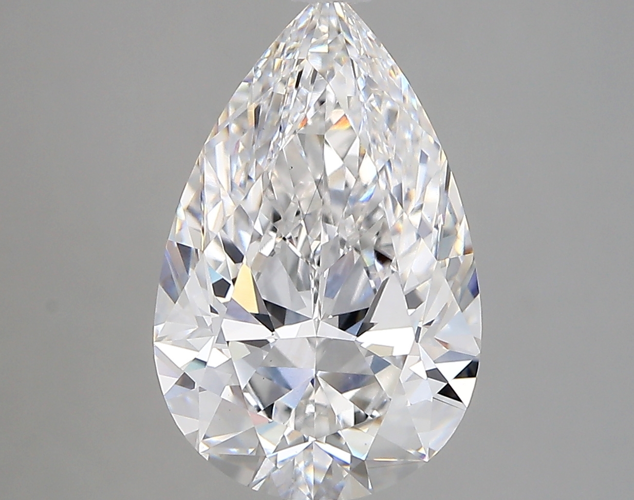 4.08 Carat Pear Cut Lab Diamond
