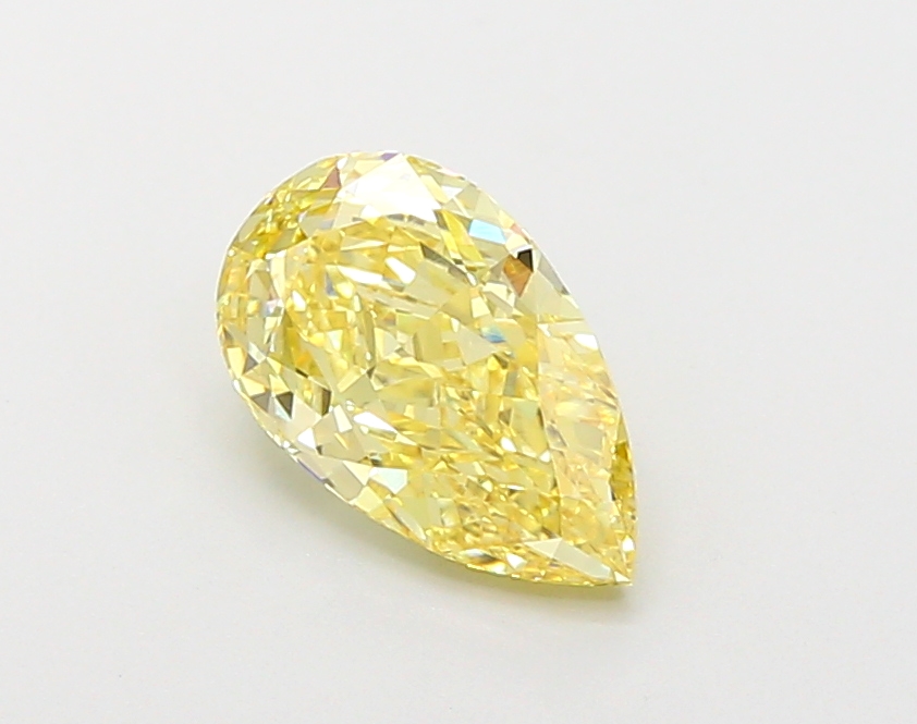 1.3ct Pear Fancy Vivid Yellow VS1 IGI