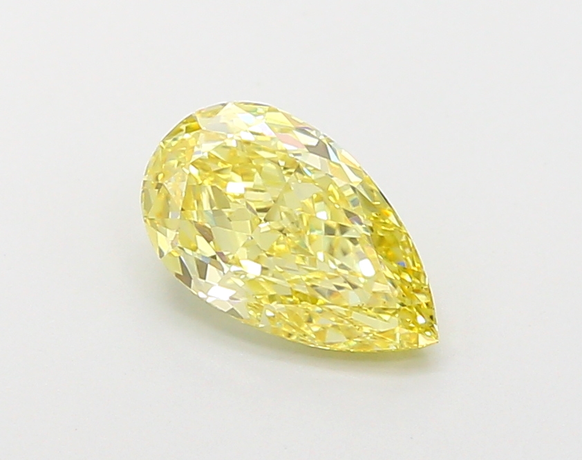 1.3ct Pear Fancy Intense Yellow VS2 IGI