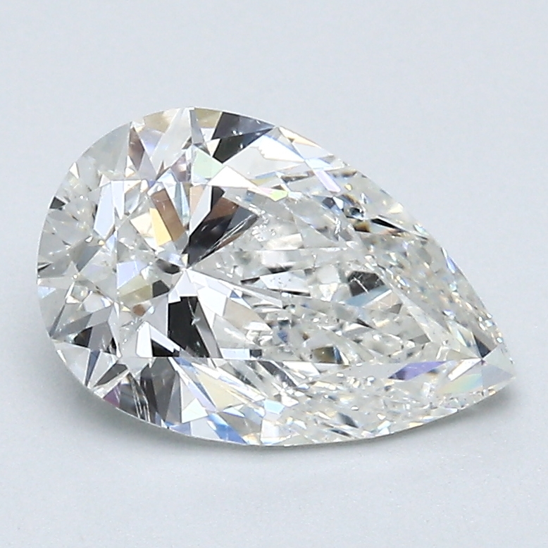 1.71 Carat Pear Cut Natural Diamond