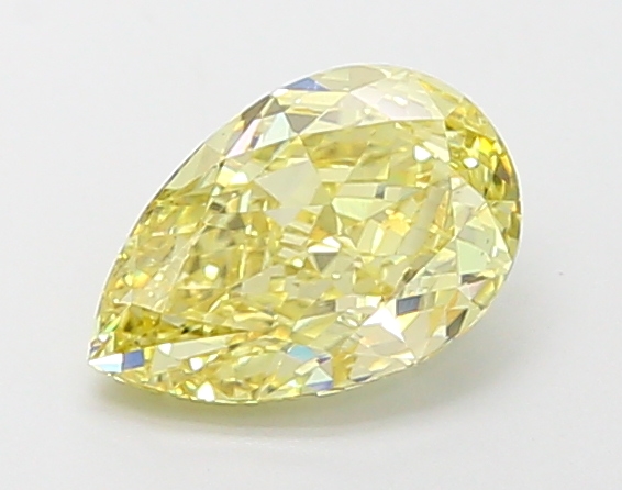 1.8ct Pear Fancy Intense Yellow VS1 IGI