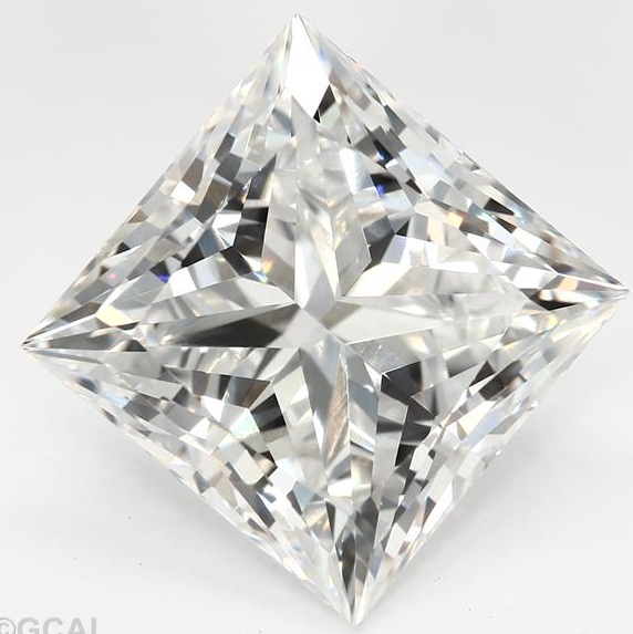 5.55ct Princess Lab-Grown Diamond · E/VVS2