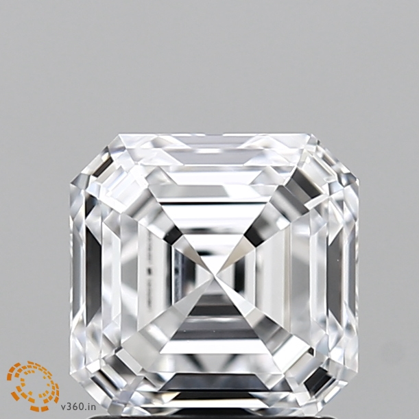 1.56 carat f VVS1 EX Cut IGI asscher diamond