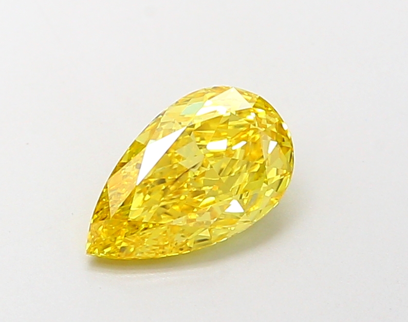 1.2ct Pear Fancy Vivid Yellow SI1 IGI