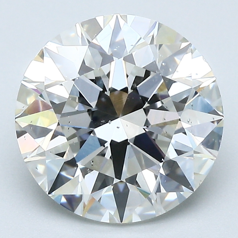 3.27 Carat Round Cut Natural Diamond