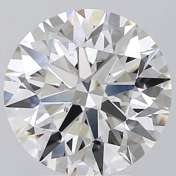 3.86 Carat Round Cut Lab Diamond