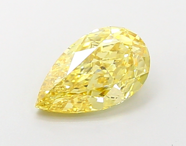 1.4ct Pear Fancy Vivid Yellow VS2 IGI