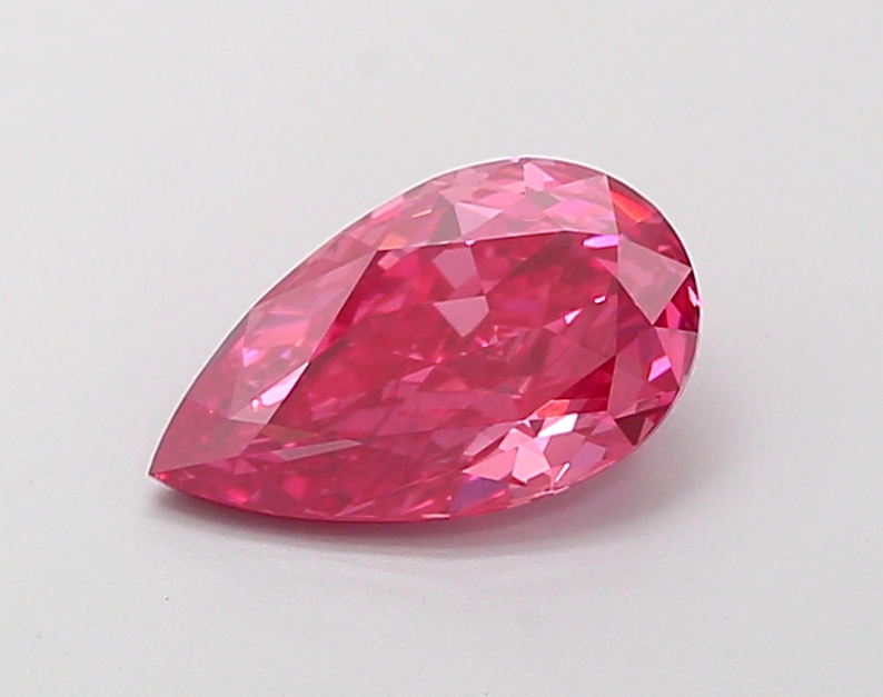 1.3ct Pear Fancy Vivid Pink SI1 IGI