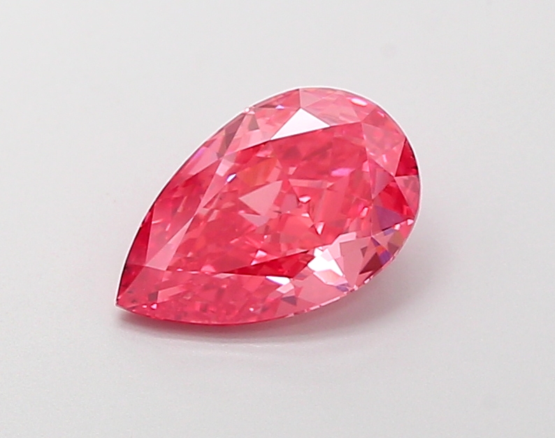 1.9ct Pear Fancy Vivid Pink VS2 IGI