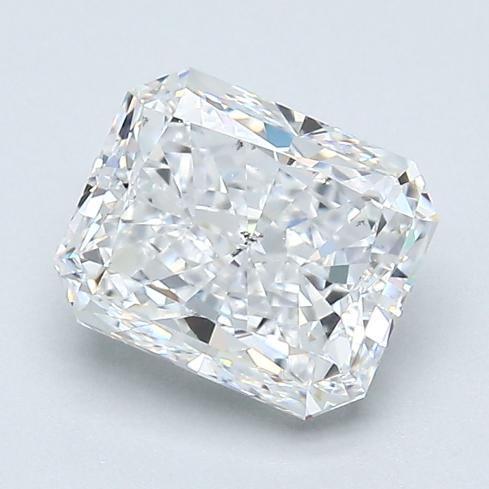 1.71 Carat Radiant Cut Natural Diamond