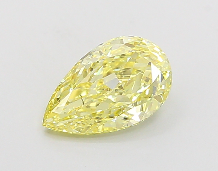 0.9ct Pear Fancy Intense Yellow SI1 IGI
