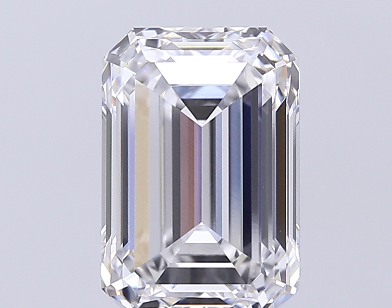 3.99 ct. emerald Lab Grown Diamond front image