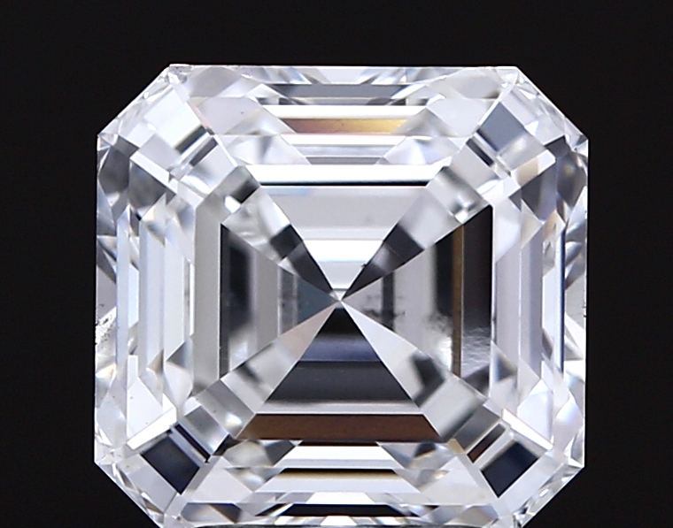 4.01ct Asscher F VS2 IGI