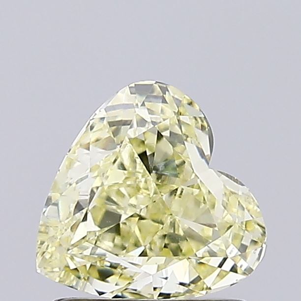 1.01ct Heart Fancy Light Yellow VVS2 IGI