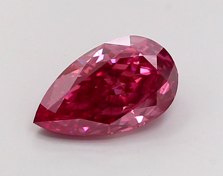 1.7ct Pear Fancy Vivid Pink VS2 IGI
