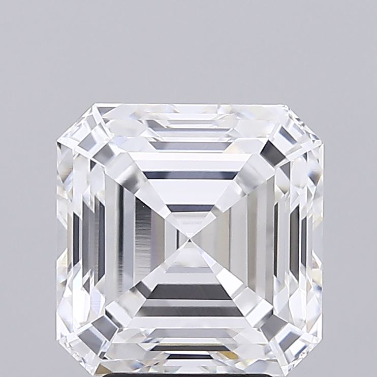 Asscher 4.41ct F VVS2