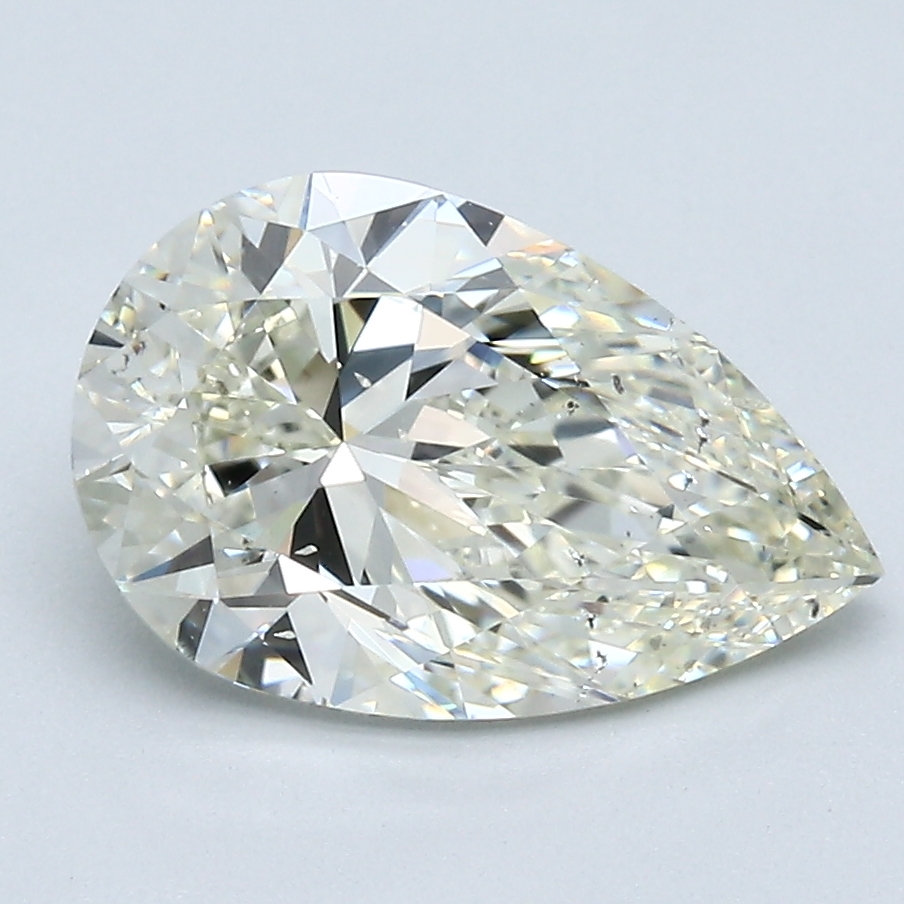 2.5 Carat Pear Cut Natural Diamond
