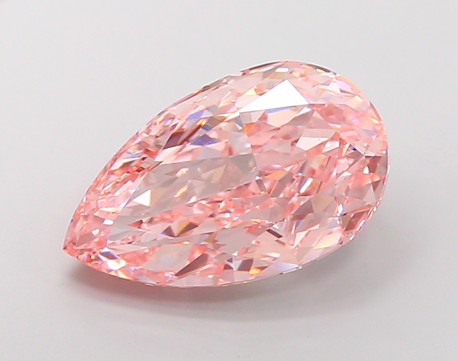 Pear 11.5ct Fancy Vivid Pink VS1