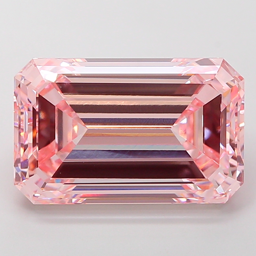 10.1ct Emerald Fancy Intense Pink VVS2 IGI