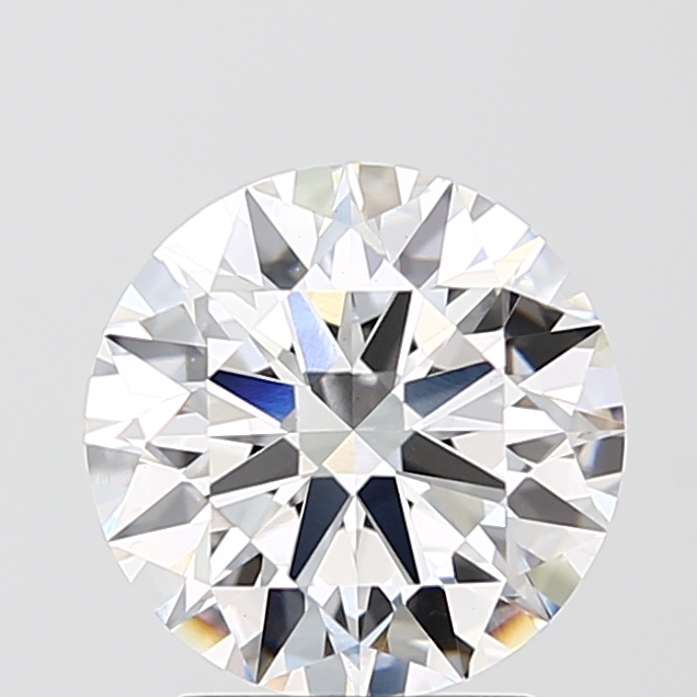 2.54 Carat Round Cut Lab Diamond
