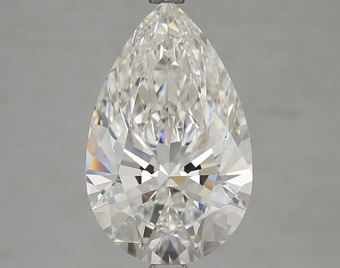 4.4ct Pear F VVS1 GIA