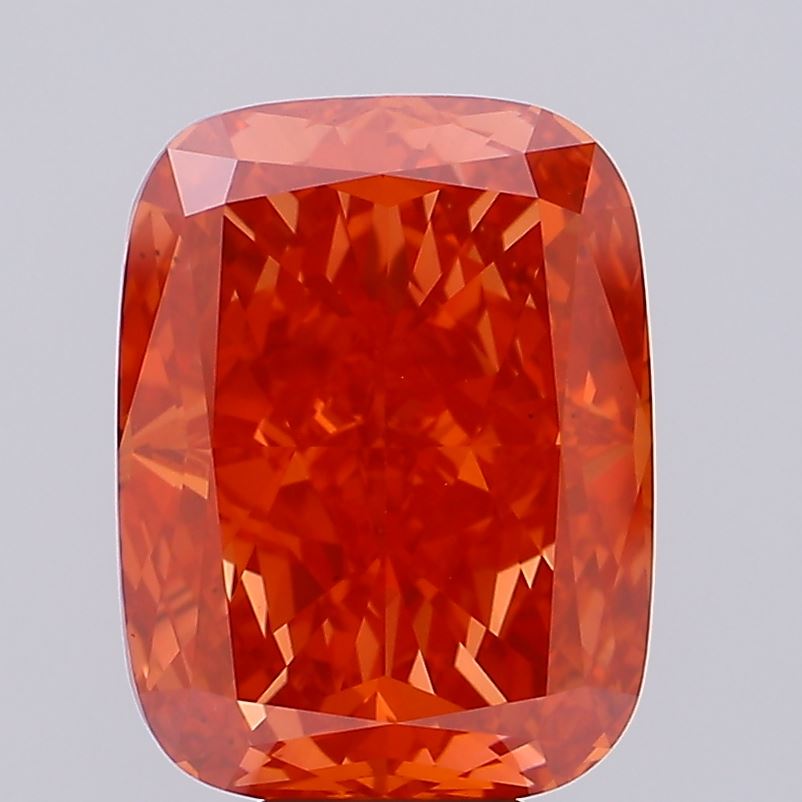 Cushion 11.2ct Fancy Vivid Red VS1