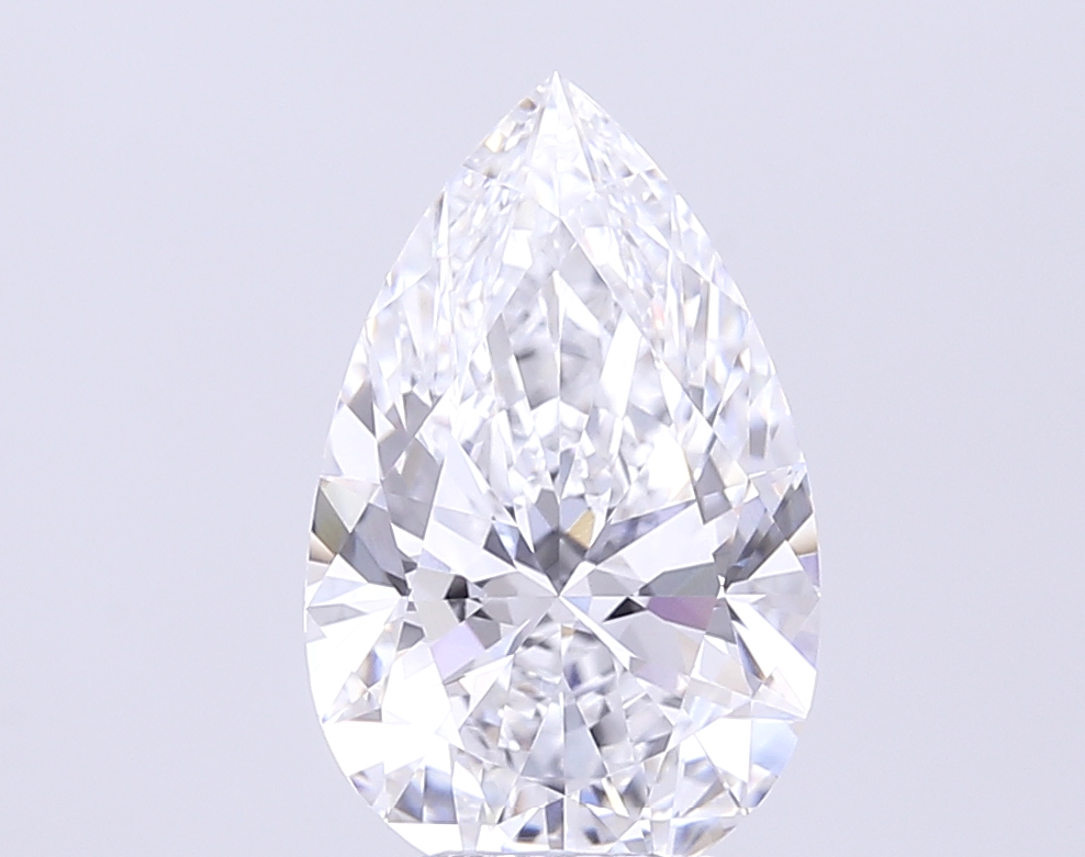 3.70 ct. pear Lab Grown Diamond front image