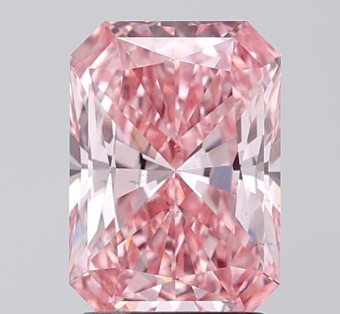 2.2ct Radiant Fancy Vivid Pink VS2 IGI