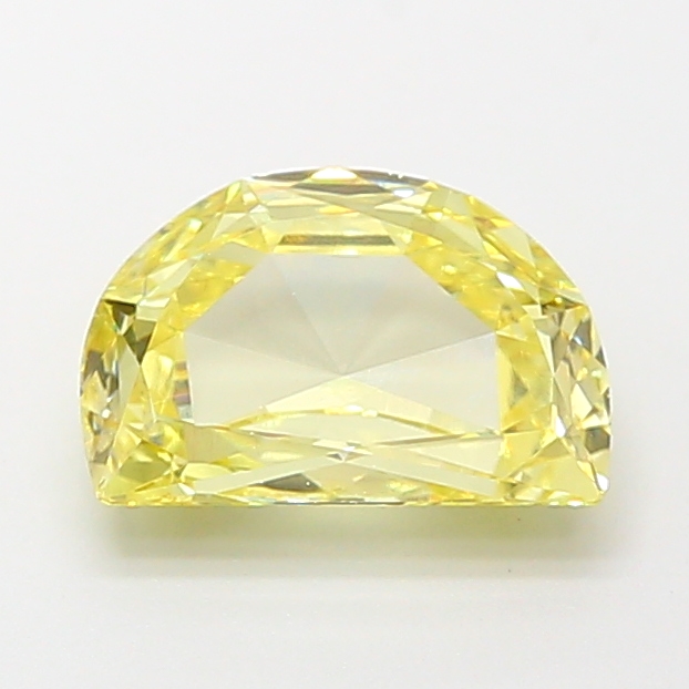 1.6ct Half Moon Fancy Yellow VS2 IGI