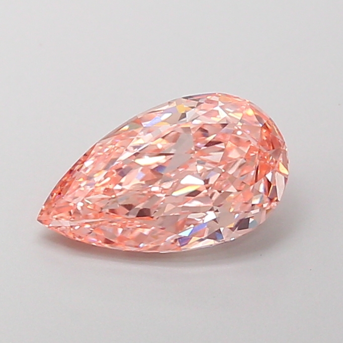 2.1ct Pear Fancy Vivid Pink VS1 IGI