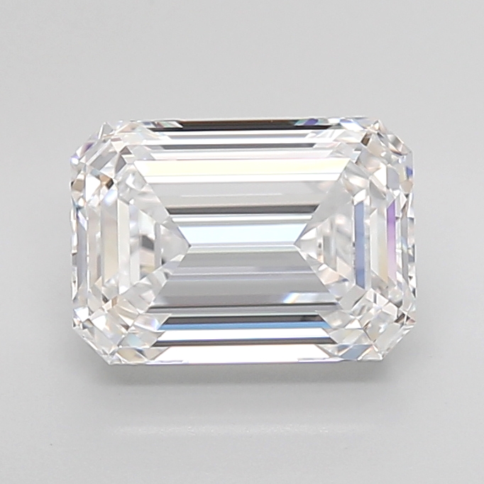 Emerald cut 4.21ct D IF