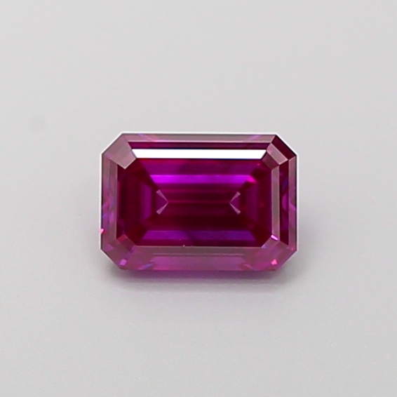 0.86ct Emerald Fancy Deep Pink VS1 IGI